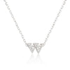 Avera Micro-Pave Initial W Pendant In Sterling Silver