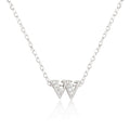 Avera Micro-Pave Initial W Pendant In Sterling Silver by Avera Group