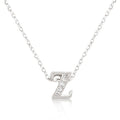 Avera Micro-Pave Initial Z Pendant in Sterling Silver by Avera Group
