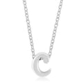 Avera .24Ct Plated Cz Mini Floral Half Eternity Stackable Band by Avera Group