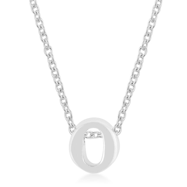 Avera Initial O Pendant In Polished Sterling Silver by Avera Group