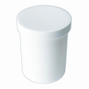 Plastic Ointment Jars with Molded White Caps (12 x 0.5 oz) by Pasteur Pharmacy
