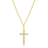 Avera Minimalist Simple Cross Pendant Necklace in Gold