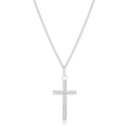 Avera Minimalist Simple Cross Pendant Necklace in Gold by Avera Group