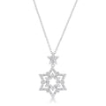 Avera Stella 0.3ct Cubic Zirconia Star Drop Necklace by Avera Group