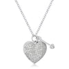 Avera .12 Ct Heart and Arrow Pendant with Cubic Zirconia