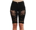 {{P1719}} Distressed Bermuda Shorts - {2 Colors Available} by The House of Stylez