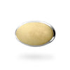 Avera Oval Eye Pendant Necklace in Beige