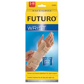 FUTURO Deluxe Wrist Stabilizer, Left Hand, Size Small/Medium, Maximum Support by Pasteur Pharmacy