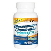 21st Century Glucosamine Chondroitin Complex Plus MSM - Triple Strength, 60 Tablets by Pasteur Pharmacy