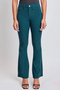 Hyperstretch High Rise Flare - Blue Steele by Boutique 23