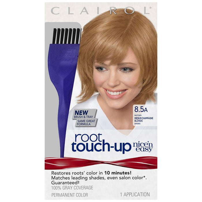 Clairol 2 Root Touch-Up Nice'n Easy Permanent Hair Color 8.5A Medium Ash Blonde by Pasteur Pharmacy