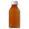 3oz Amber Plastic Bottles with 200ct Caps