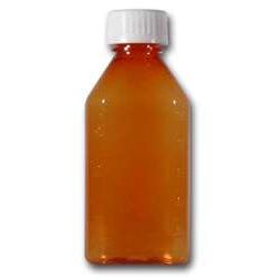 3oz Amber Plastic Bottles with 200ct Caps by Pasteur Pharmacy