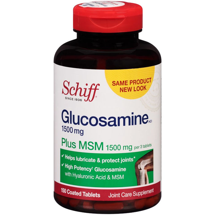 Schiff Joint Care Glucosamine HCl Plus MSM 1500 Mg Coated Tablets by Pasteur Pharmacy