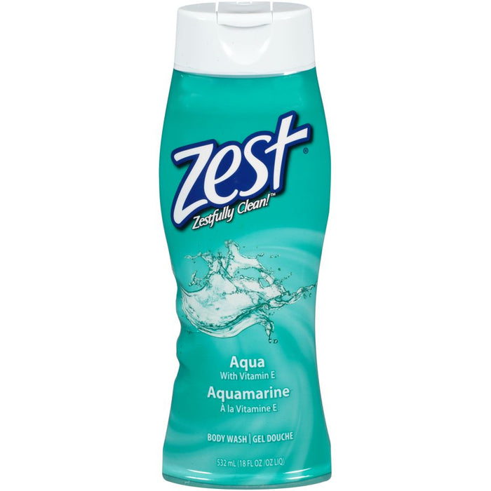 Zest Aqua With Vitamin E Refreshing Body Wash, 18 Fl Oz by Pasteur Pharmacy