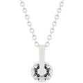 Avera Classic Solitaire Cubic Zirconia Pendant Necklace by Avera Group