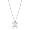 Avera Timeless Pave Necklace In Sterling Silver