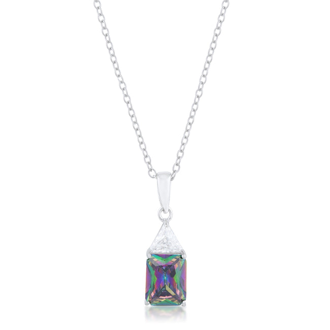 Avera Classic Mystic Cubic Zirconia Drop Necklace by Avera Group