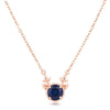 Avera Reversible Cubic Zirconia Reindeer Pendant Necklace