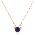 Avera Reversible Cubic Zirconia Reindeer Pendant Necklace by Avera Group