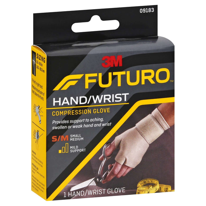 FUTURO Compression Glove for Arthritis and Repetitive Task Relief, S/M by Pasteur Pharmacy