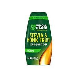 Whole Earth Liquid Stevia & Monk Fruit Sweetener, Zero Calorie, 1.62 fl oz Squeeze Bottle by Pasteur Pharmacy