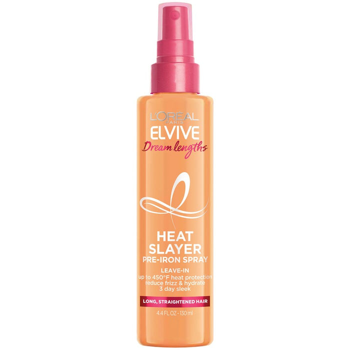 L'Oreal Paris Elvive Dream Lengths Heat Slayer Pre-Iron Spray Leave-In - 4.4oz by Pasteur Pharmacy