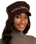I.N.C. Windowpane-Plaid Cap by Vanessa Jane