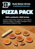Pizza Pack made using LEGO parts - B3 Customs by B3 Customs