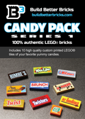 Candy Pack (Series 1) made using LEGO parts - B3 Customs by B3 Customs