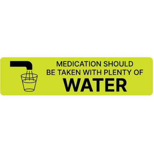 Label Take With Water 5 Ct by Pasteur Pharmacy