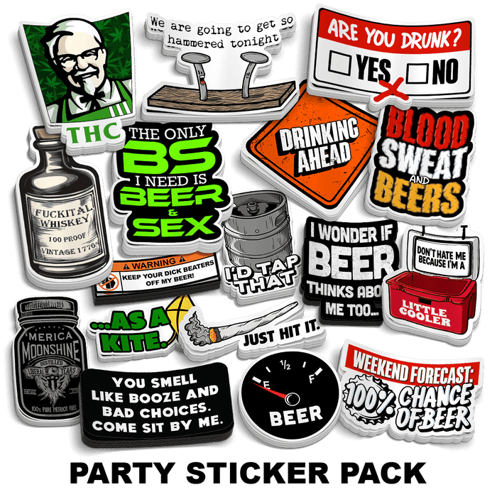 Party Sticker Pack by Armed American Supply