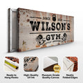 Gym Sign VI by Tailored Canvases