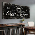 Coffee Bar Sign V by Tailored Canvases