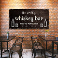 Custom Bar Signs for Home Bar: Perfect Man Cave Wall Decor and Perfect Unique Gift For Husband by Tailored Canvases