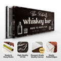 Custom Bar Signs for Home Bar: Perfect Man Cave Wall Decor and Perfect Unique Gift For Husband by Tailored Canvases