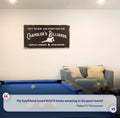 Billiards Room Sign by Tailored Canvases