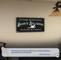 Billiards Room Sign by Tailored Canvases