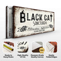 Black Cat Trading Company Sign by Tailored Canvases