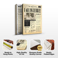 Newspaper Retirement Gift Sign by Tailored Canvases