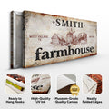 Family Farmhouse Sign II by Tailored Canvases