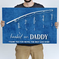 Hooked On Daddy Father's Day Gift Sign by Tailored Canvases