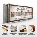 Merry Christmas Sign by Tailored Canvases