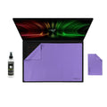 14" Laptop Screen Protector Keyboard Cover Microfiber & Cleaning Kit UnderWare Pac by ShaggyMax