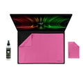14" Laptop Screen Protector Keyboard Cover Microfiber & Cleaning Kit UnderWare Pac by ShaggyMax