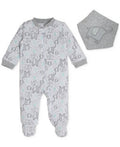 Chickpea Cutie Pie Baby Baby Boys 2-PC. Printed Cotton Coverall and Banda Set by Vanessa Jane