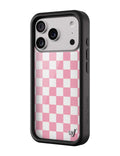 Checkers | Pink iPhone Case by Wildflower Cases