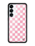 Checkers | Pink Samsung Galaxy Case by Wildflower Cases