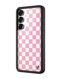 Checkers | Pink Samsung Galaxy Case by Wildflower Cases